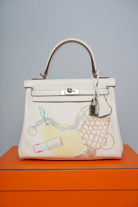 Hermes Kelly 25 in Nata In and Out Phw
