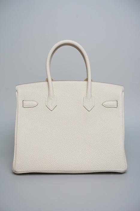Hermes Birkin 30 in Craie Togo Ghw (Brand New)