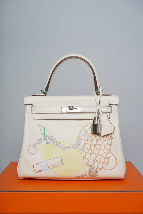 Hermes Kelly 25 in Nata In and Out Phw