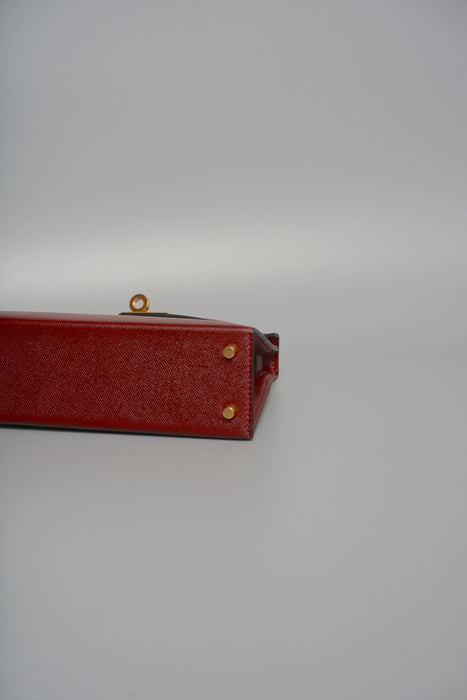 Hermes Kelly 20 in Rouge H Madame Ghw (Brand New)