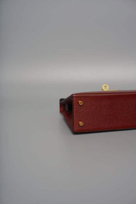 Hermes Kelly 20 in Rouge H Madame Ghw (Brand New)