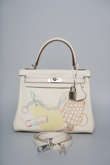 Hermes Kelly 25 in Nata In and Out Phw