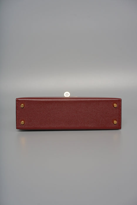 Hermes Kelly 20 in Rouge H Madame Ghw (Brand New)