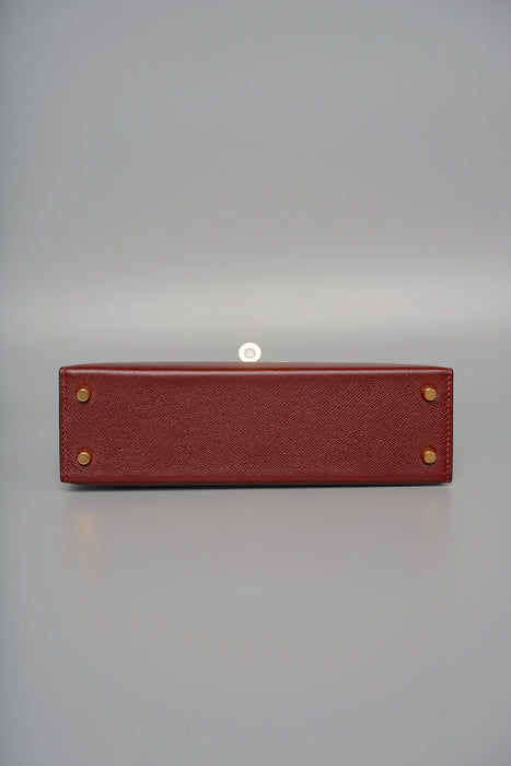 Hermes Kelly 20 in Rouge H Madame Ghw (Brand New)