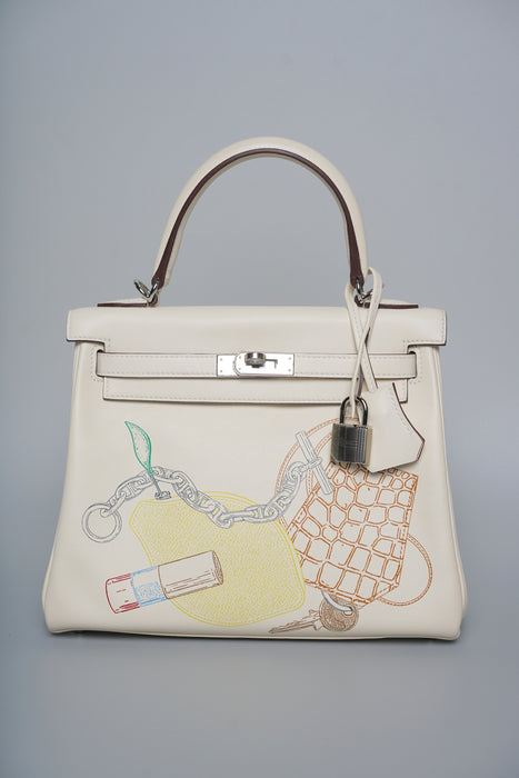 Hermes Kelly 25 in Nata In and Out Phw