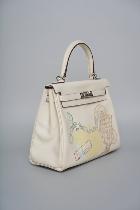 Hermes Kelly 25 in Nata In and Out Phw