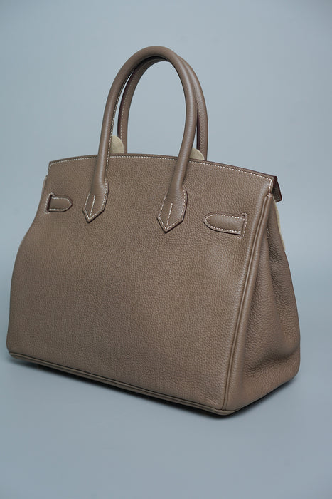 Hermes Birkin 30 in Etoupe Togo Ghw