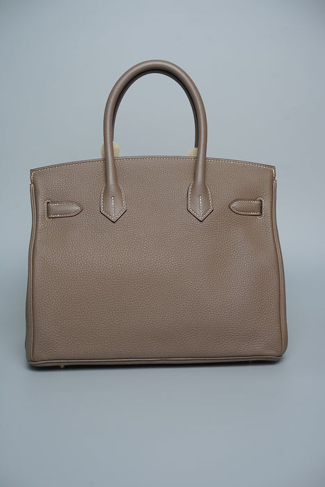 Hermes Birkin 30 in Etoupe Togo Ghw