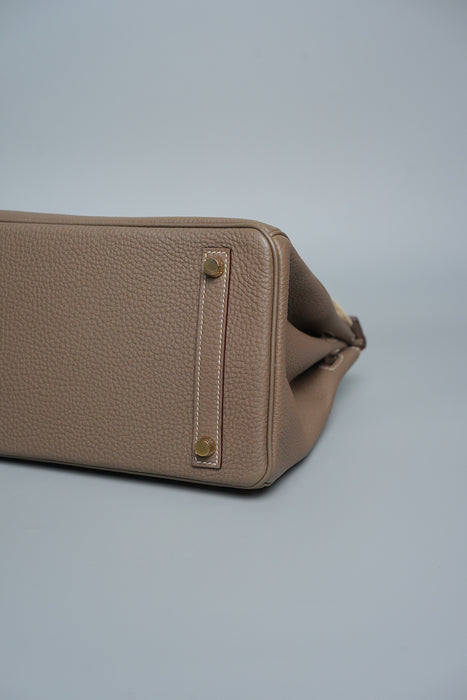 Hermes Birkin 30 in Etoupe Togo Ghw
