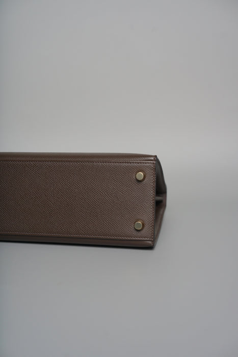 Hermes Kelly 25 in Ecorce Epsom Ghw