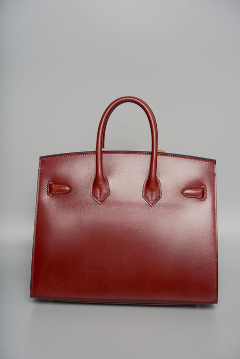 Hermes Birkin 25 in Rouge H Box Sellier Ghw (Brand New)