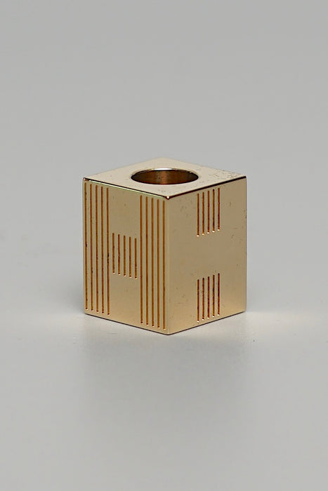 Hermes Cube Twilly Ring in Permabrass (Brand New)