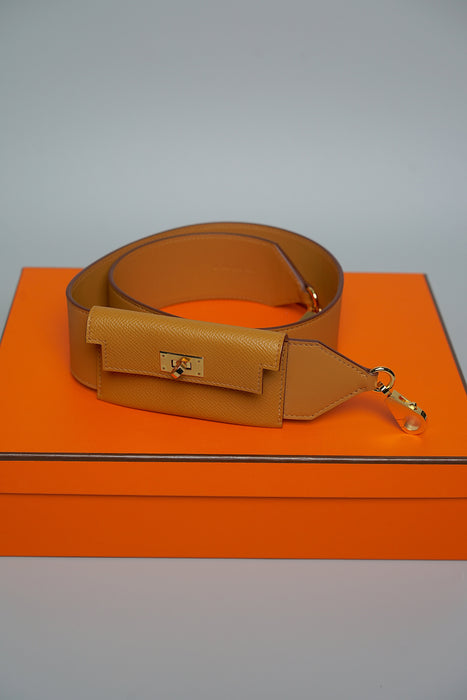 Hermes Kelly Pocket Strap in Sesame Ghw (Brand New)