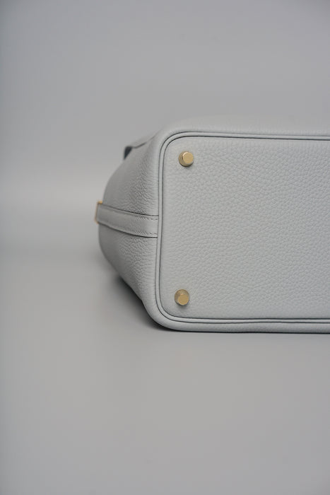 Hermes Picotin 18 Clemence in Gris Pantin Ghw (Brand New)