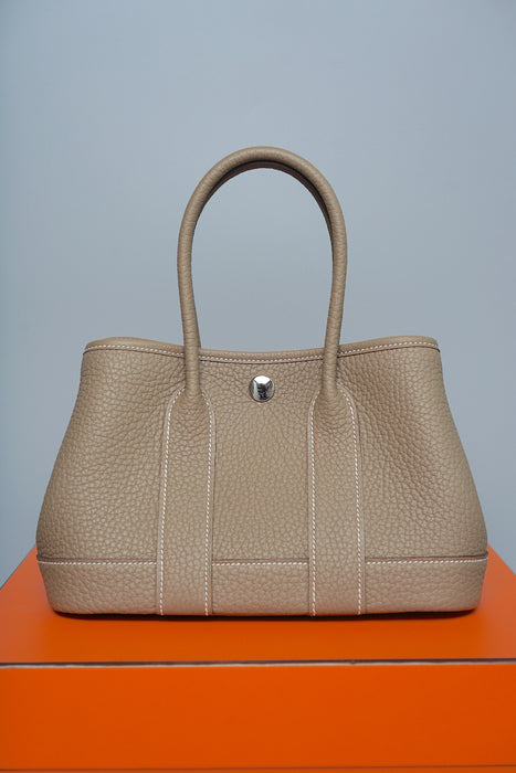 Hermes Mini Garden Party 23 Negonda in Etoupe Phw (Brand New)