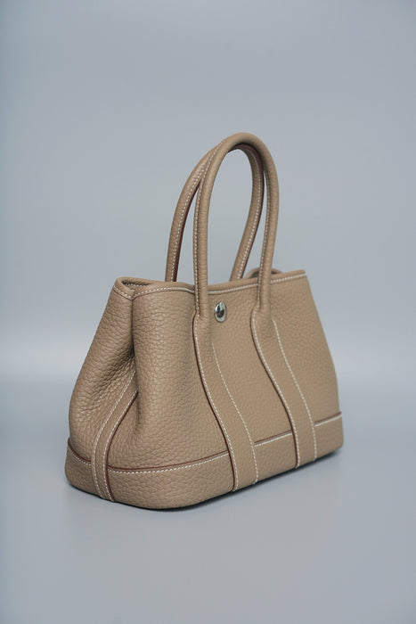 Hermes Mini Garden Party 23 Negonda in Etoupe Phw (Brand New)