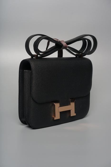 Hermes Constance 18 in Black Rghw (Brand New)