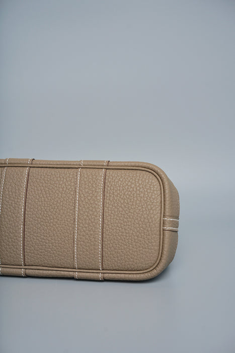 Hermes Mini Garden Party 23 Negonda in Etoupe Phw (Brand New)