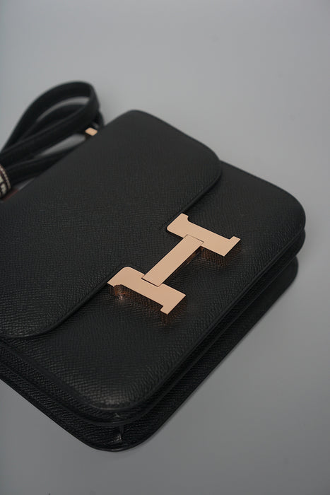 Hermes Constance 18 in Black Rghw (Brand New)