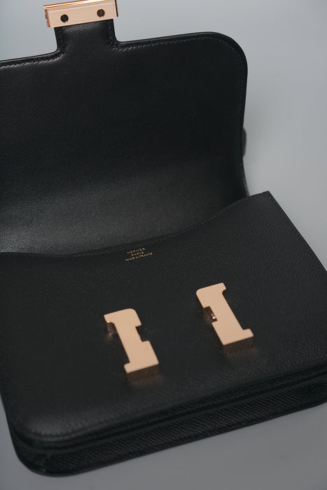 Hermes Constance 18 in Black Rghw (Brand New)