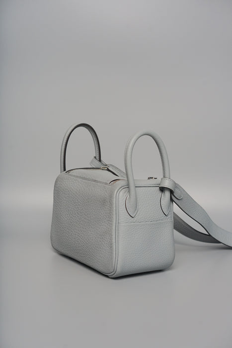 Hermes Mini Lindy II in Gris Pantin Phw