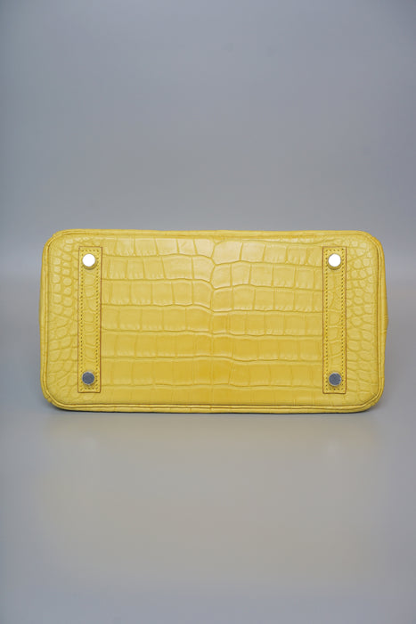 Hermes Birkin 25 in Mimosa Matte Alligator Phw (Brand New)