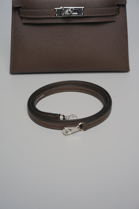 Hermes Kelly 20 in Ecorce Epsom Phw (Brand New)