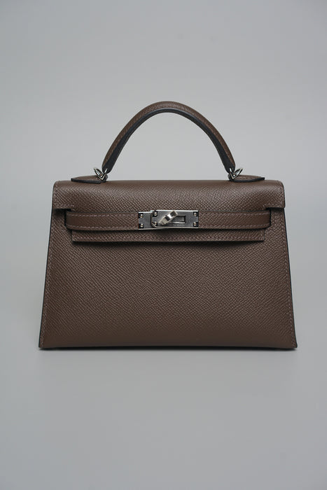 Hermes Kelly 20 in Ecorce Epsom Phw (Brand New)