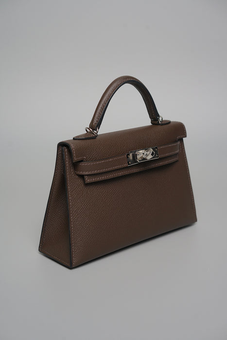 Hermes Kelly 20 in Ecorce Epsom Phw (Brand New)