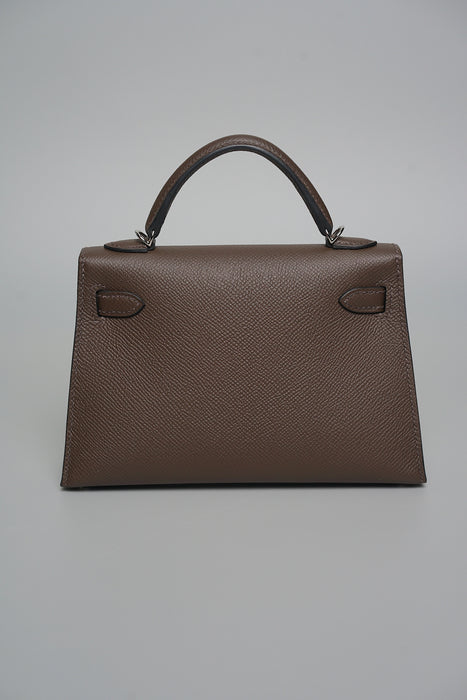 Hermes Kelly 20 in Ecorce Epsom Phw (Brand New)