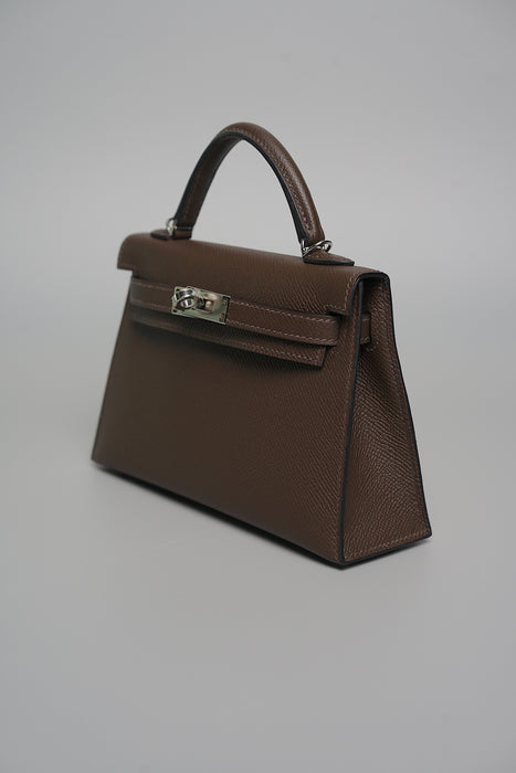Hermes Kelly 20 in Ecorce Epsom Phw (Brand New)