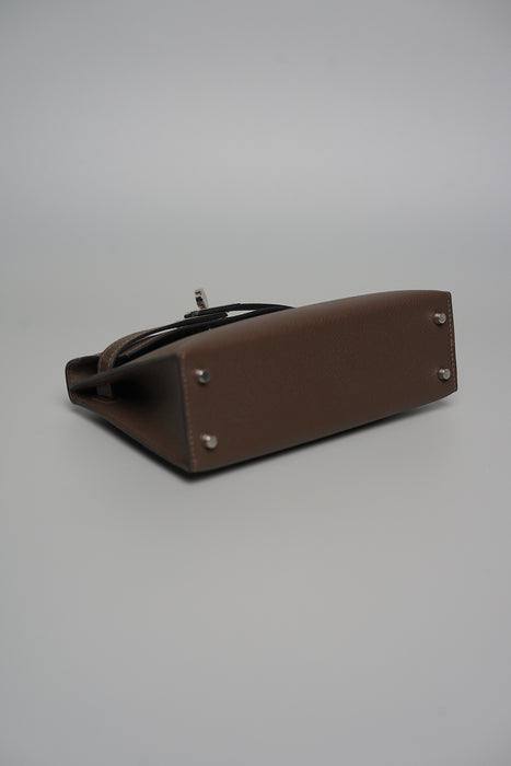 Hermes Kelly 20 in Ecorce Epsom Phw (Brand New)