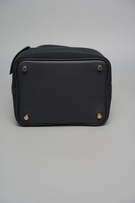 Hermes Cargo Picotin 18 in Noir Ghw (Brand New)