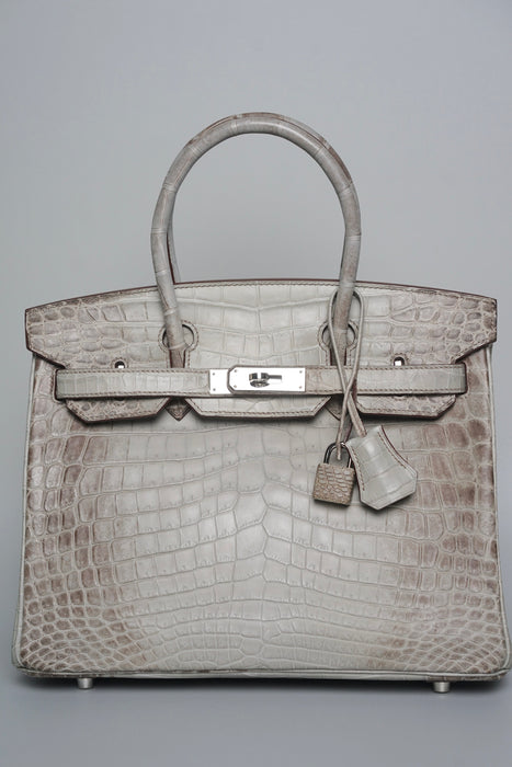 Hermes Birkin 30 in Gris Cendre Hima Phw
