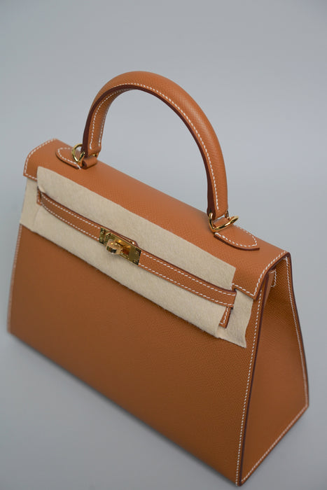 Hermes Kelly II Sellier 25 in Gold Ghw (Brand New)
