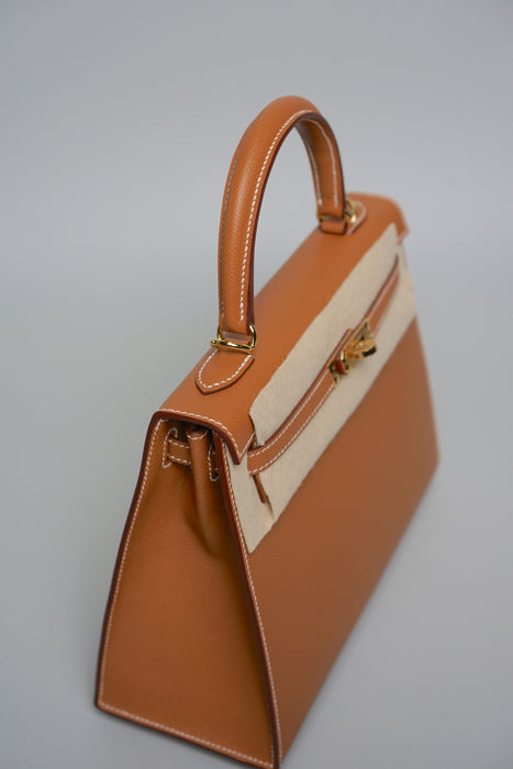 Hermes Kelly II Sellier 25 in Gold Ghw (Brand New)
