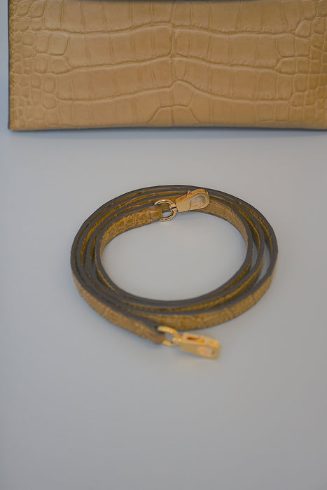 Hermes Kelly 20 in Craft Matte Alligator Ghw