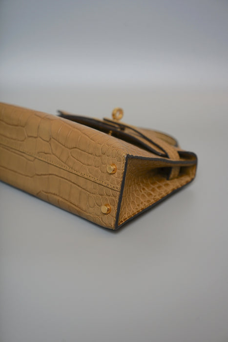 Hermes Kelly 20 in Craft Matte Alligator Ghw
