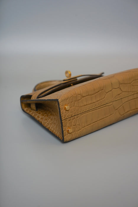 Hermes Kelly 20 in Craft Matte Alligator Ghw
