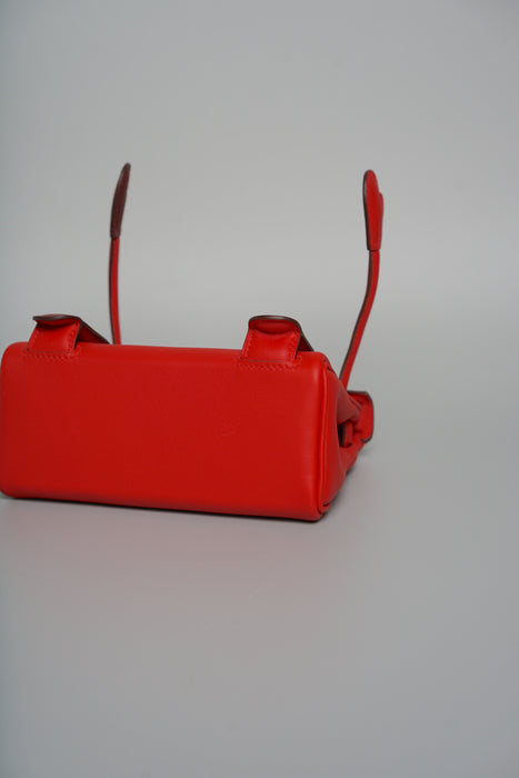 Hermes Kelly Doll in Rouge Radieux / Rouge H Phw (Brand new)