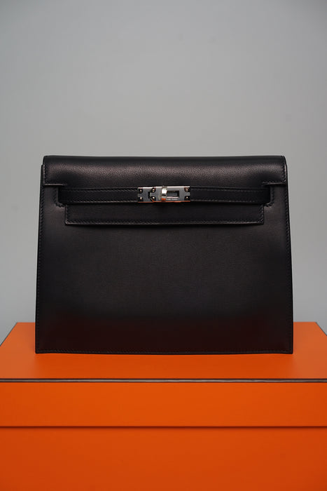 Hermes Kelly Danse in Noir Volupto Phw (Brand New)