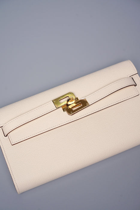 Hermes Kelly To Go in Nata Epsom Ghw (Brand New)