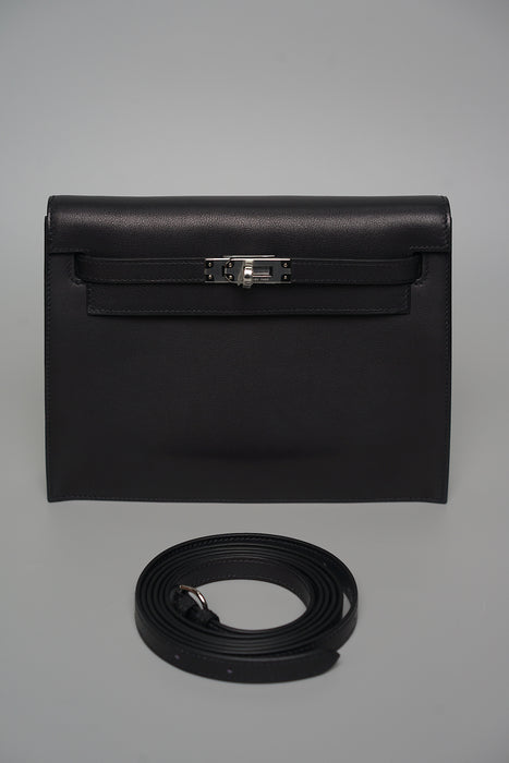 Hermes Kelly Danse in Noir Volupto Phw (Brand New)
