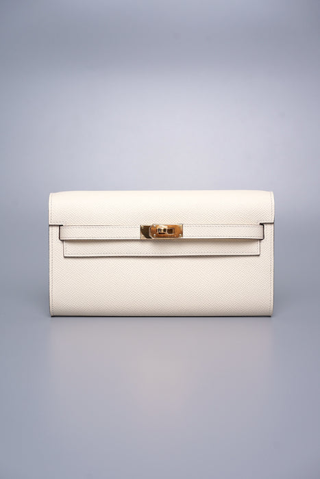 Hermes Kelly To Go in Nata Epsom Ghw (Brand New)