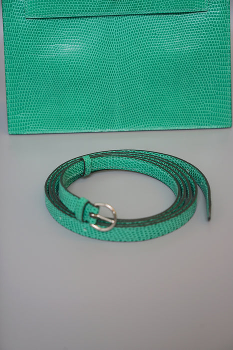 Hermes Kelly Danse in Menthe Lizard Phw (Brand New)