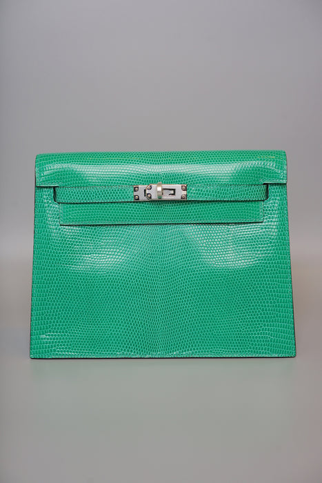 Hermes Kelly Danse in Menthe Lizard Phw (Brand New)