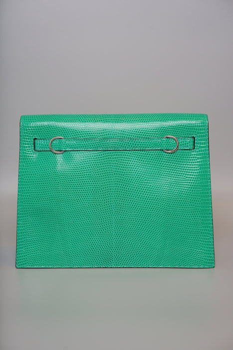 Hermes Kelly Danse in Menthe Lizard Phw (Brand New)