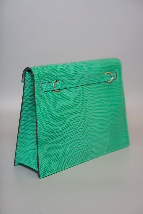 Hermes Kelly Danse in Menthe Lizard Phw (Brand New)