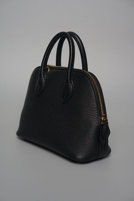 Hermes Mini Bolide in Black Chèvre Ghw (Brand New)