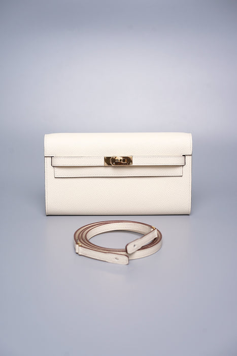 Hermes Kelly To Go in Nata Epsom Ghw (Brand New)